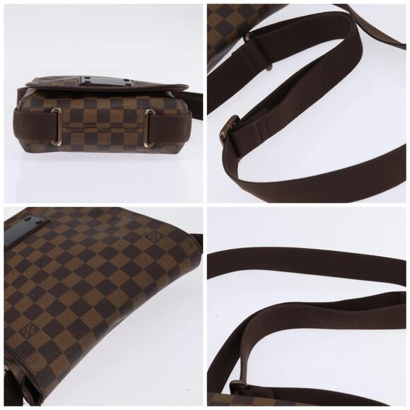 LOUIS VUITTON Damier Ebene Brooklyn PM Shoulder Bag N51210 LV Auth BA5619 - Picture 15 of 16